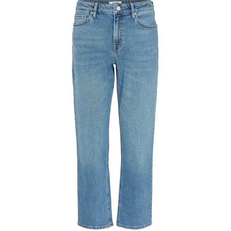 Ivy Copenhagen Tapered leg jeans Tonya denim blauw
