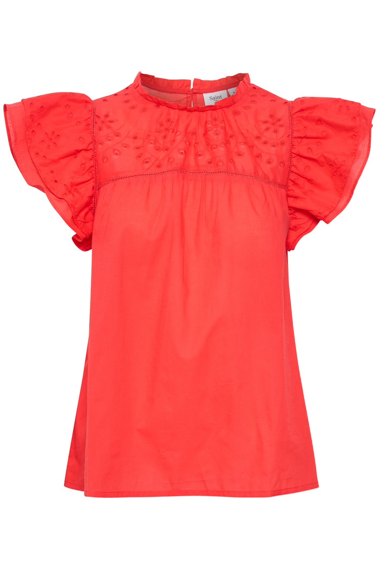 Saint Tropez Blouse Tilly SZ Rood