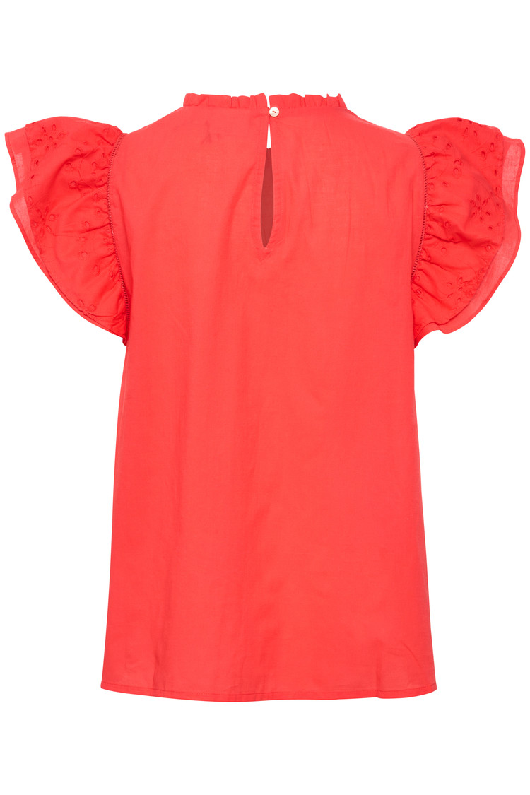 Saint Tropez Blouse Tilly SZ Rood