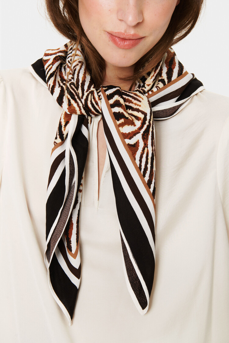 Saint Tropez Sjaal Tessa SZ Zebra Print