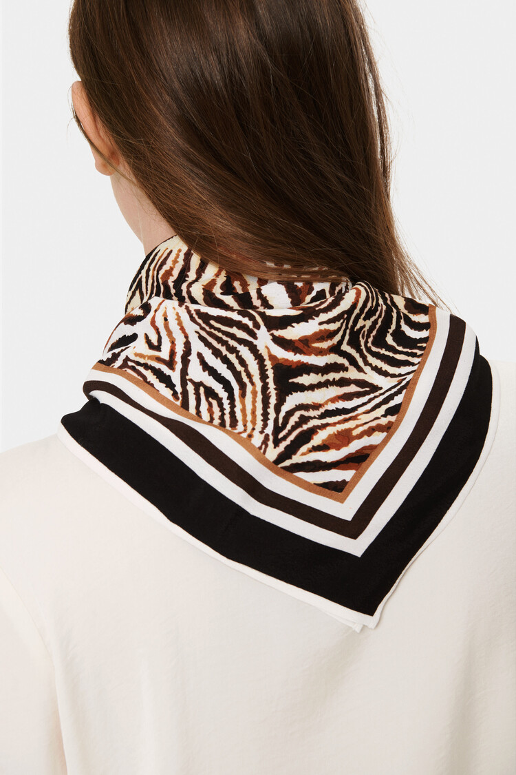 Saint Tropez Sjaal Tessa SZ Zebra Print