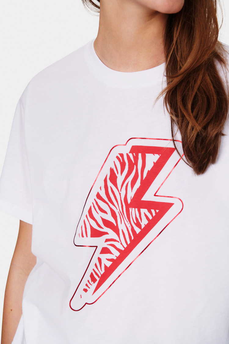 Saint Tropez T-shirt Tae SZ Wit