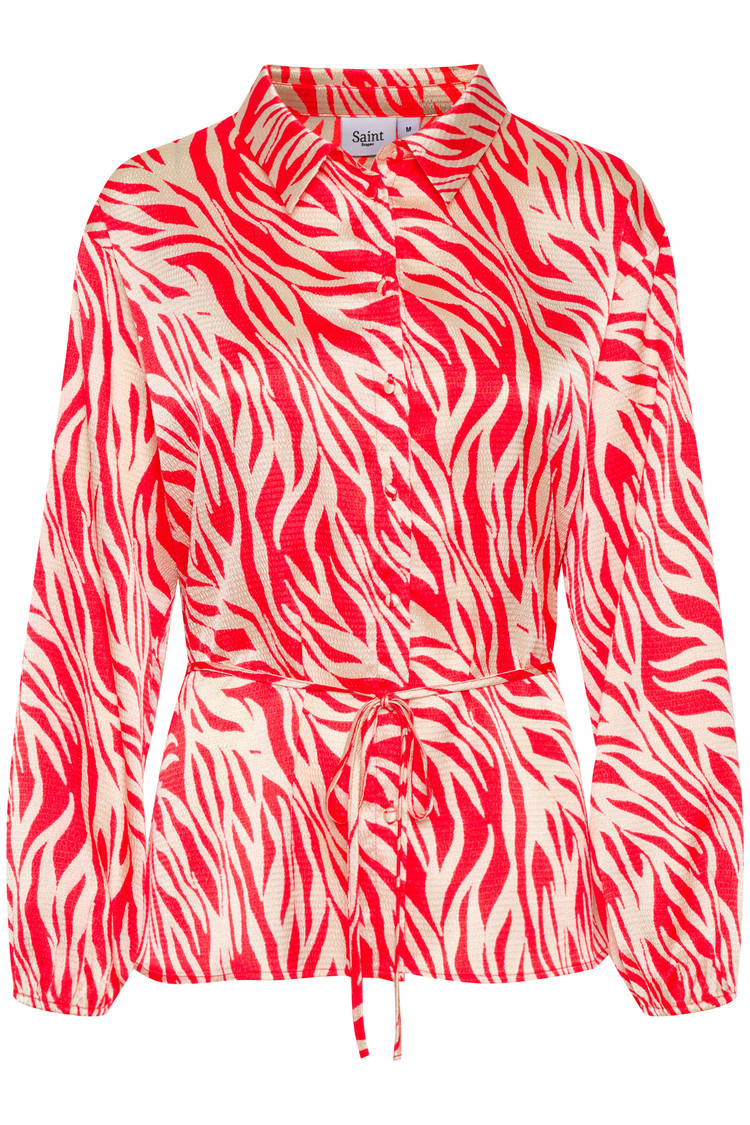Saint Tropez Blouse Thilla SZ Zebra Print
