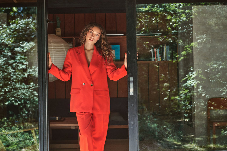 Soaked in Luxury Blazer Hunter Rood