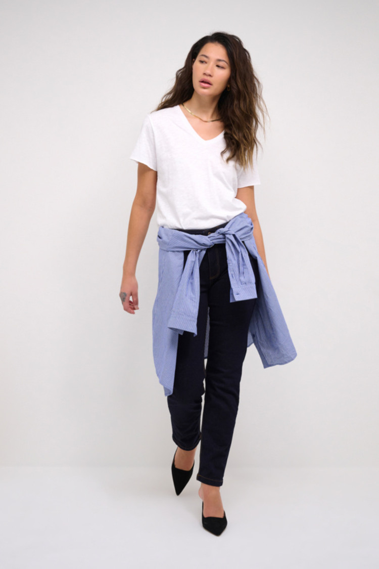 My Essential Wardrobe The VTee Slub T-shirt wit