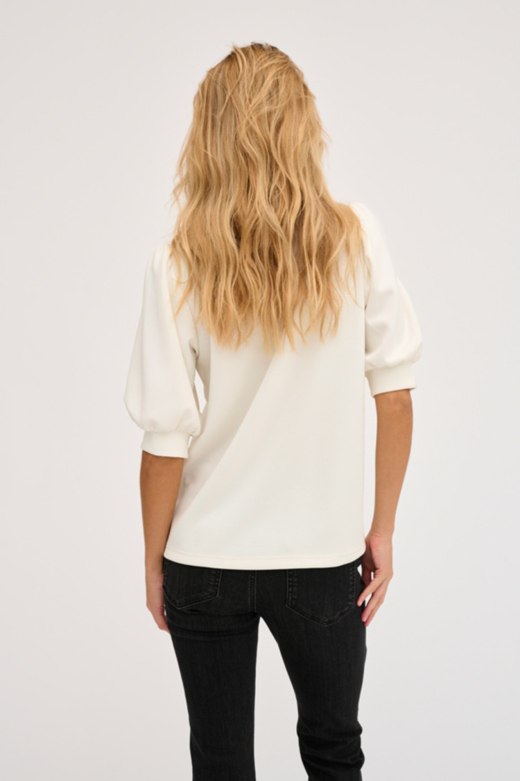 My Essential Wardrobe Top The Puff Blouse Wit