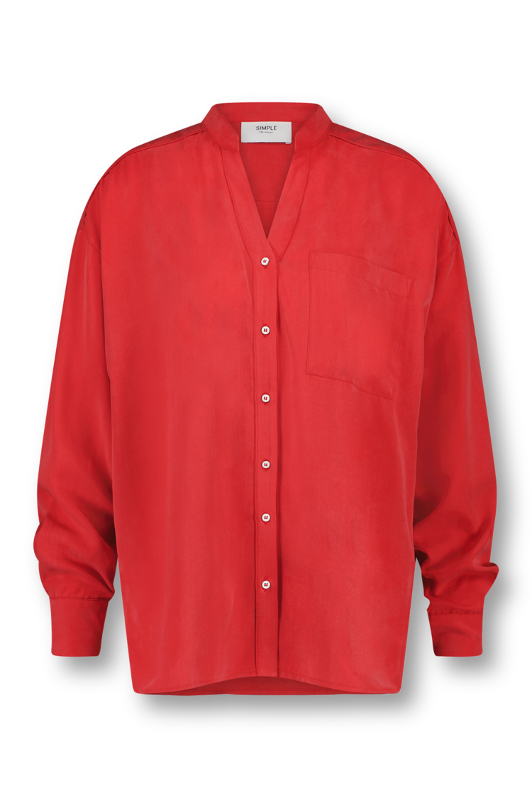 Simple Blouse Haiden Rood