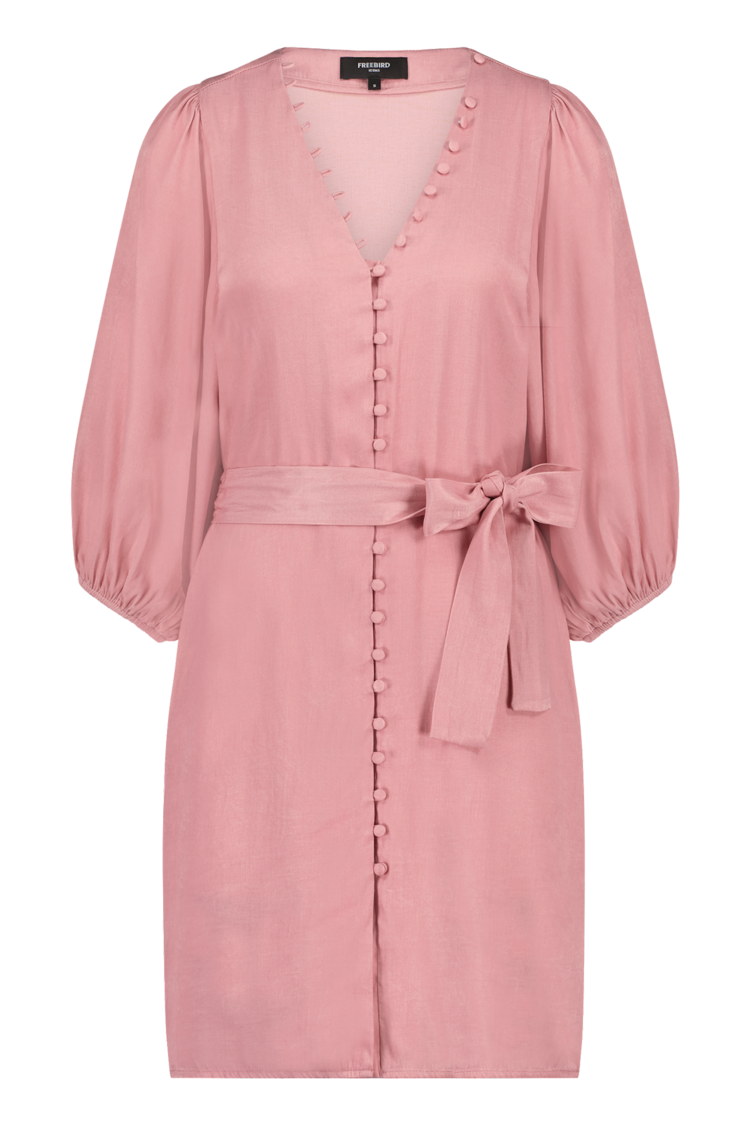 Freebird Leora Mini Jurk Roze