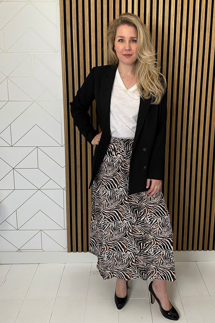 Saint Tropez Rok Tessa SZ Zebra Print