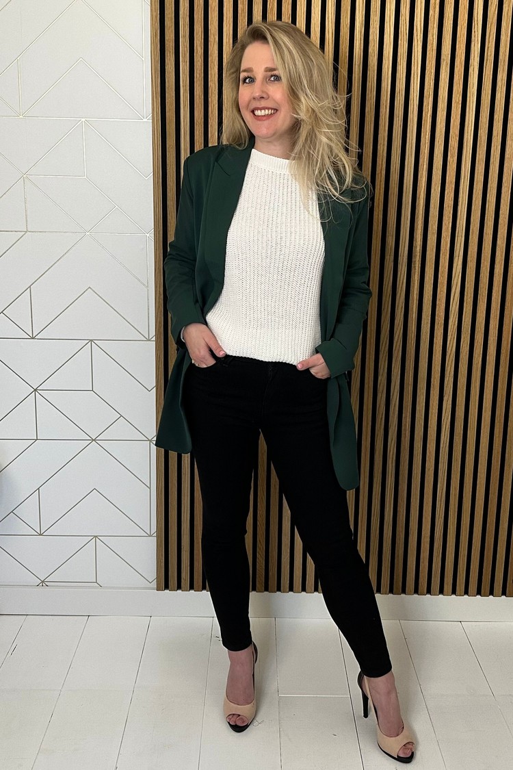 Sisters Point Oversized Blazer Groen