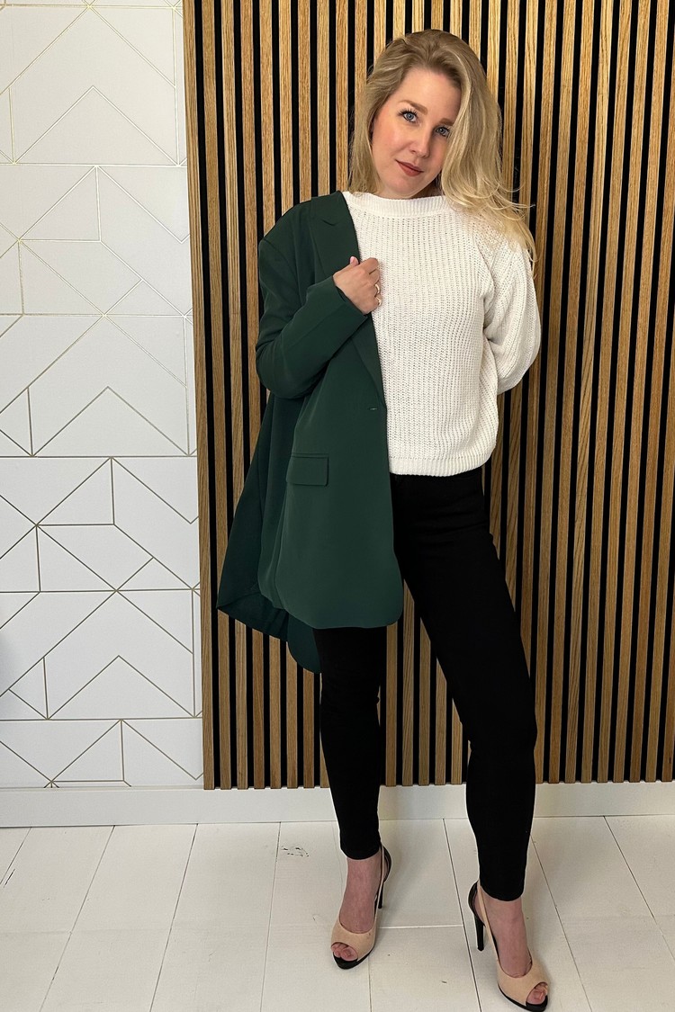 Sisters Point Oversized Blazer Groen
