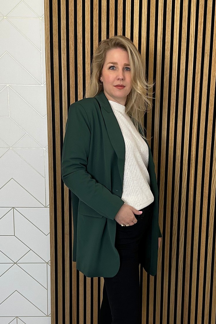 Sisters Point Oversized Blazer Groen