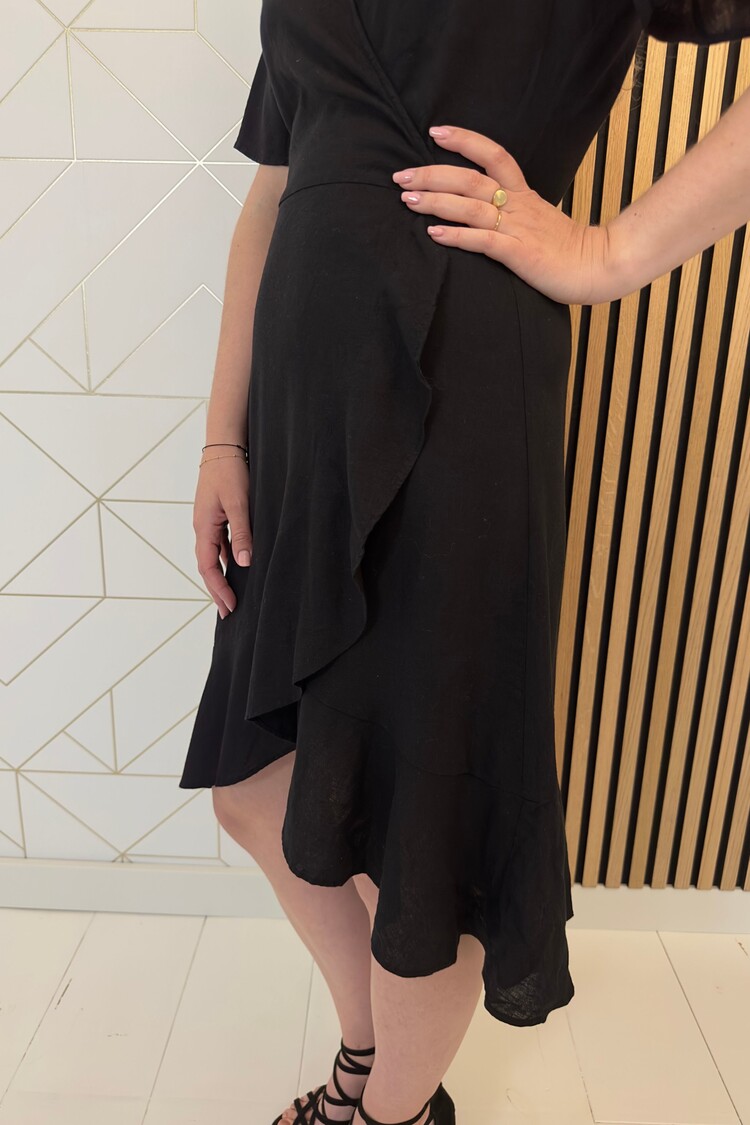 Soaked in Luxury Wikkeljurk Rosaline Zwart