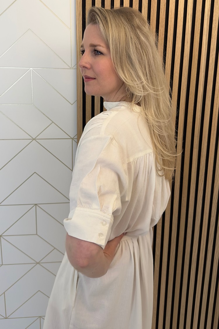 Soaked in Luxury Overhemdjurk Rosaline Wit