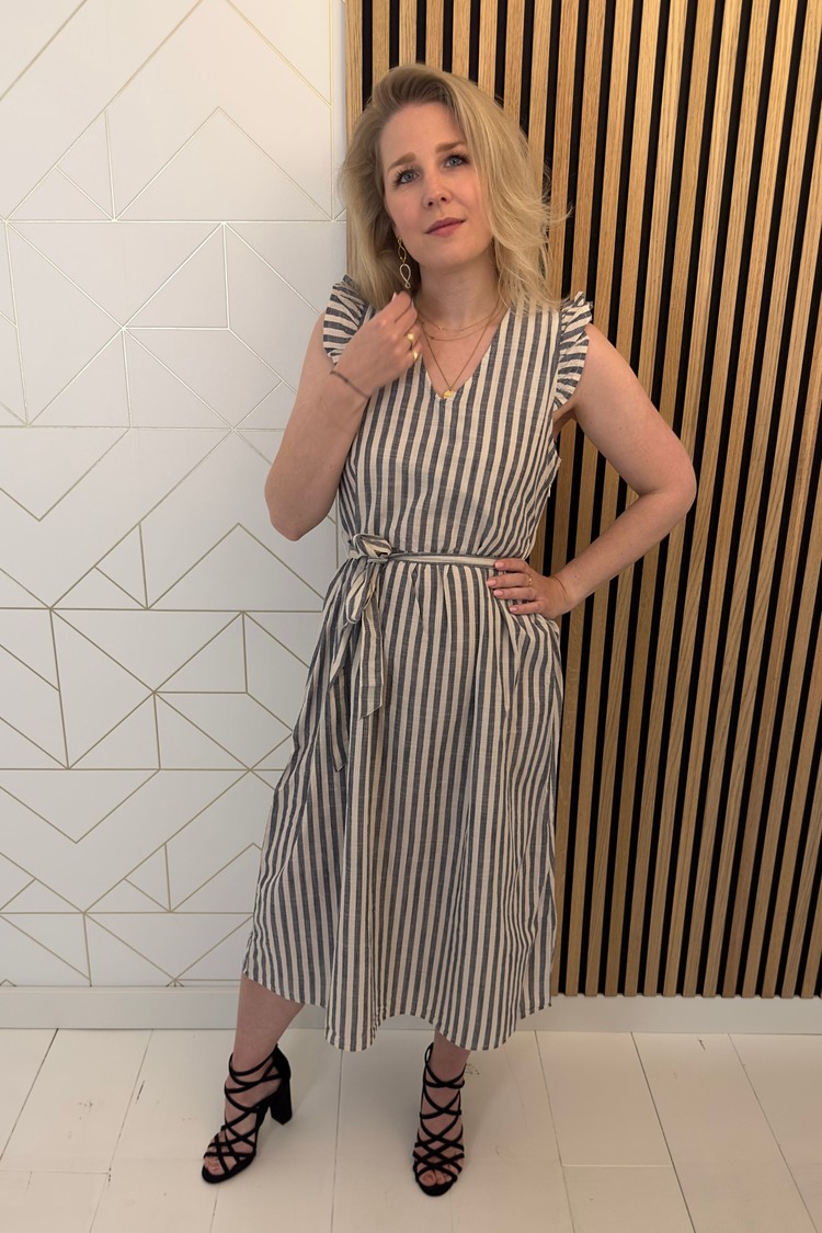 Ichi Midijurk Ihgry Blauw/Wit