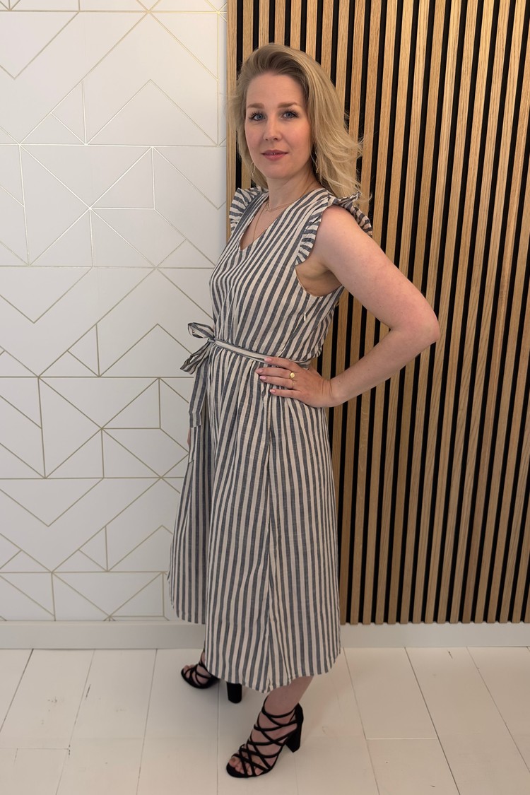 Ichi Midijurk Ihgry Blauw/Wit