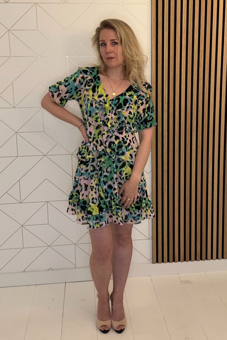 Silvian Heach Mini jurk Nikolin MARCOBOLOGNA x Silvian Heach