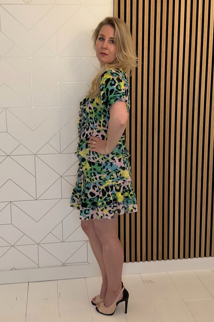 Silvian Heach Mini jurk Nikolin MARCOBOLOGNA x Silvian Heach