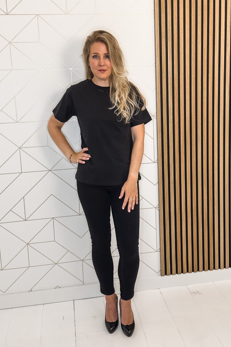 Ichi T-shirt Ihpalmer Zwart