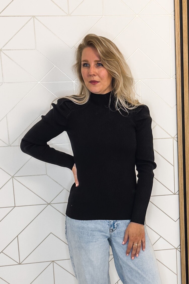 Silvian Heach Sweater Hamu Zwart