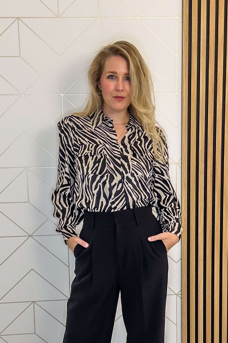 Liu Jo Blouse Camicia Zebra Print