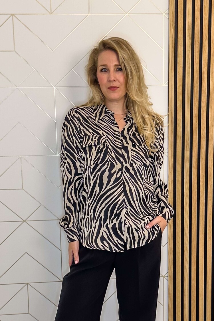 Liu Jo Blouse Camicia Zebra Print