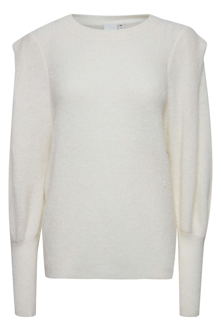 Ichi Pullover Ihjordan Wit