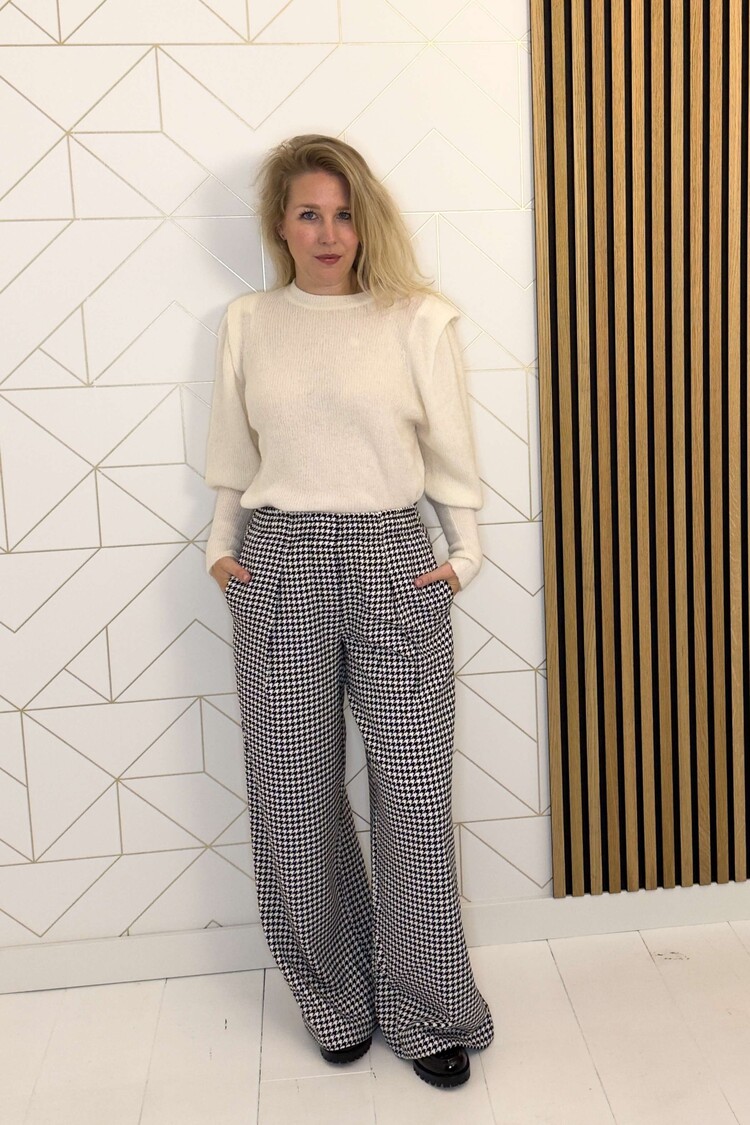 Ichi Pullover Ihjordan Wit