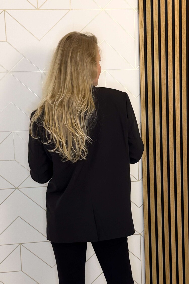 Ichi Oversized Blazer Ihlexi Zwart