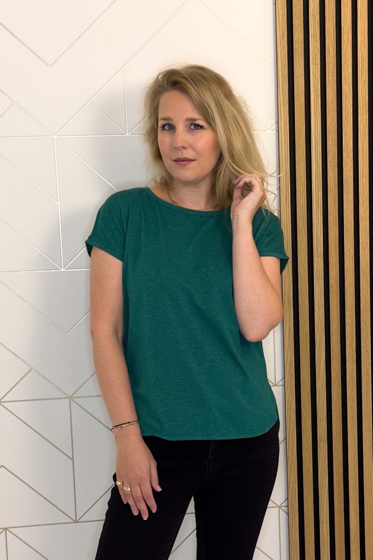 Ichi T-shirt Ihrebel Groen