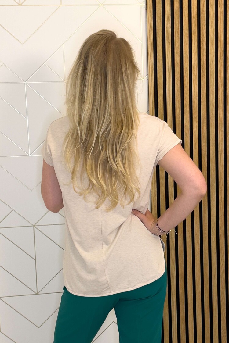 Ichi T-shirt Ihrebel Crème