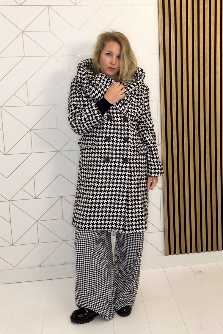 Silvian Heach Mantel Cappotto Pied de Poule