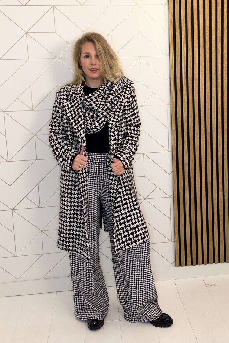 Silvian Heach Mantel Cappotto Pied de Poule