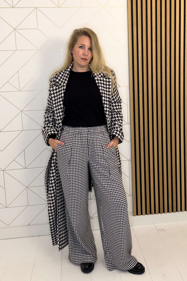 Silvian Heach Mantel Cappotto Pied de Poule