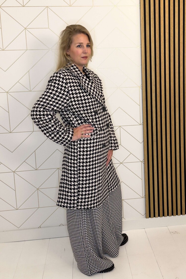 Silvian Heach Mantel Cappotto Pied de Poule