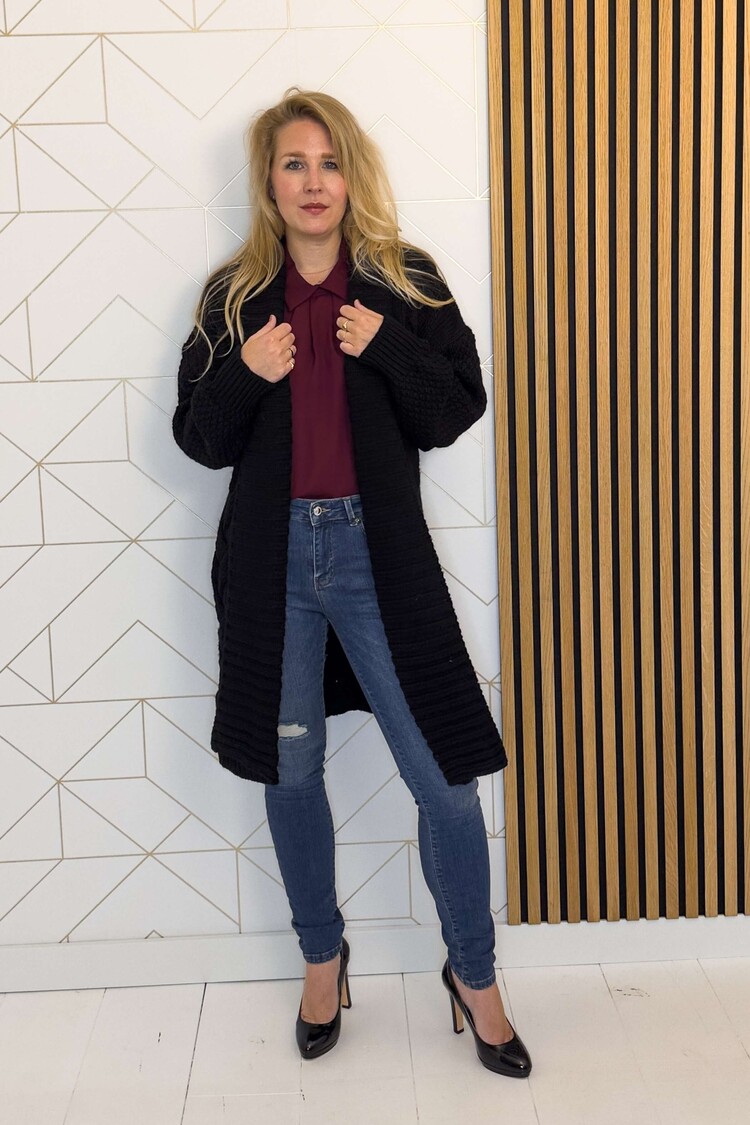 Kocca Italia Vest Obisumi Zwart