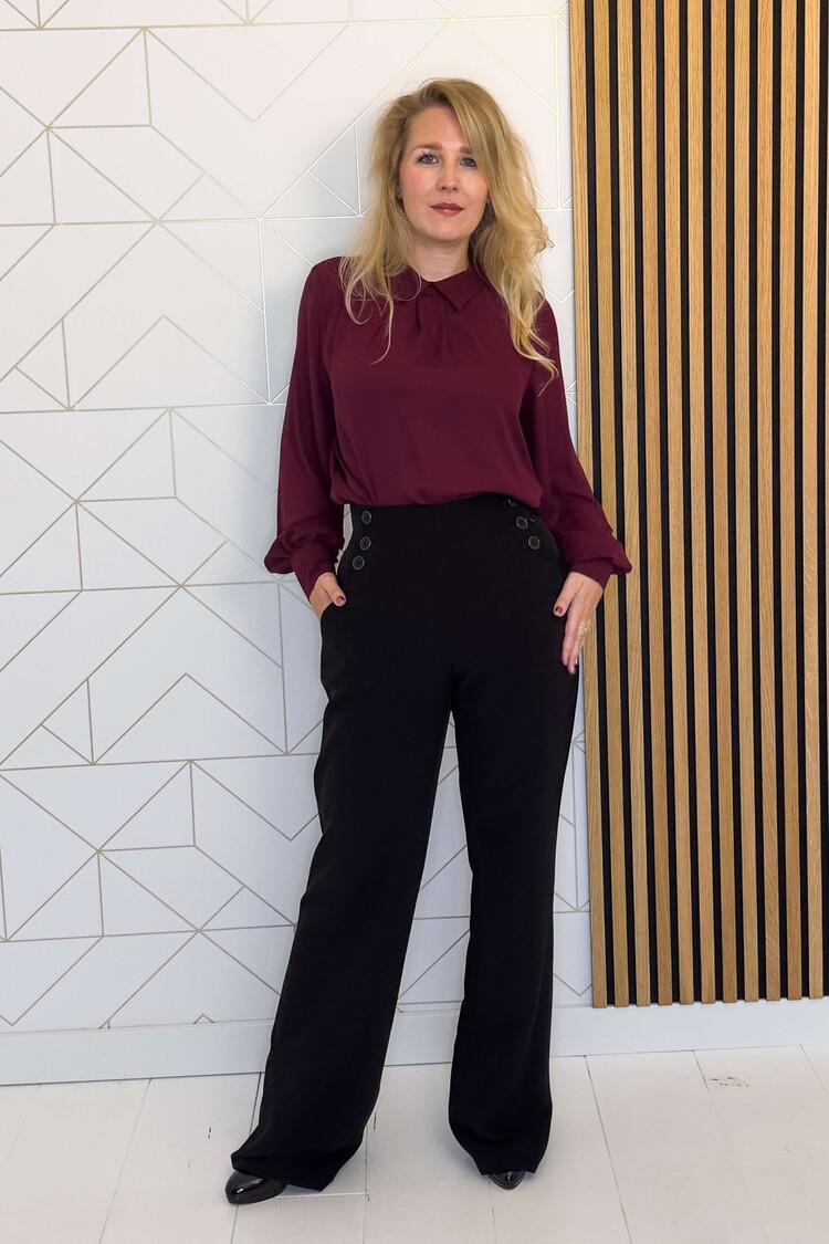 Kocca Italia Pantalon Feneth Zwart