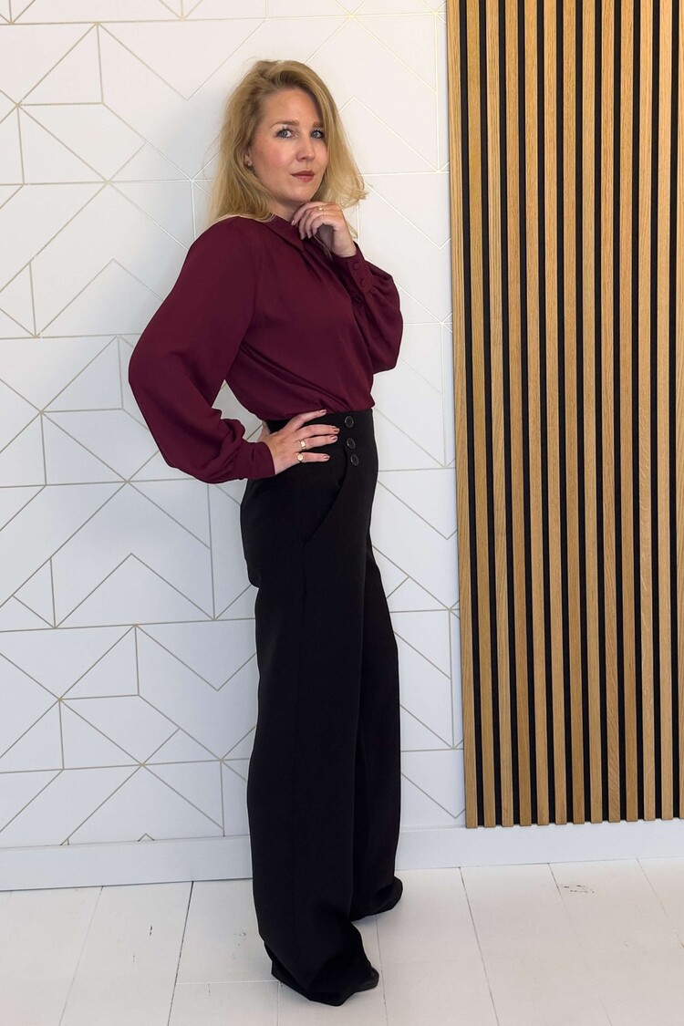 Kocca Italia Pantalon Feneth Zwart