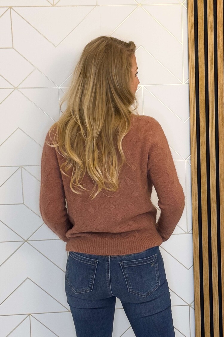 Kocca Italia Trui Ninrenn Poeder Roze