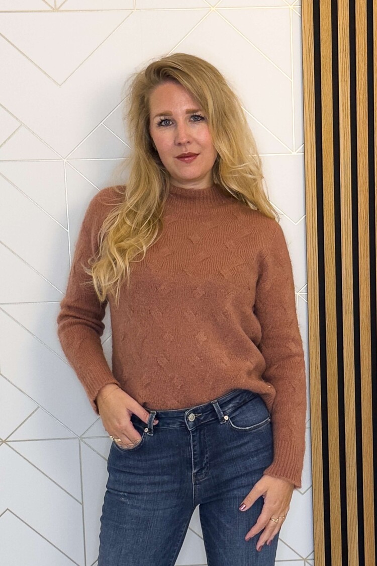 Kocca Italia Trui Ninrenn Poeder Roze