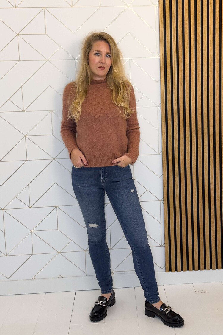 Kocca Italia Trui Ninrenn Poeder Roze