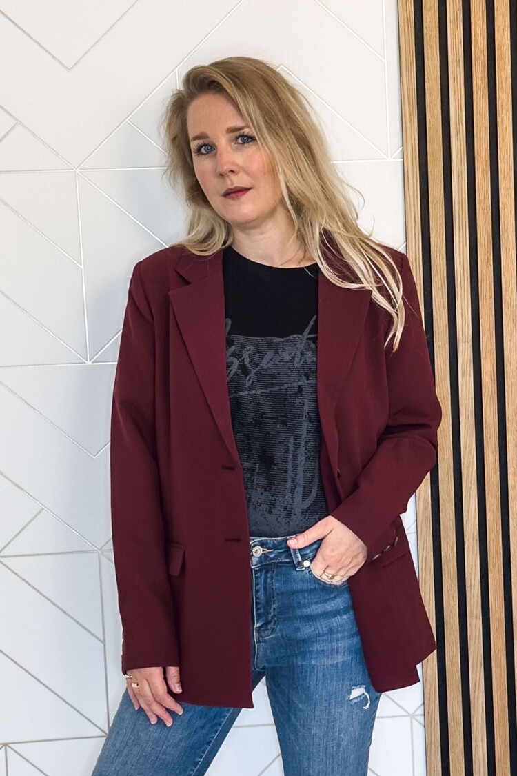 Saint Tropez Blazer Anzu Bordeaux