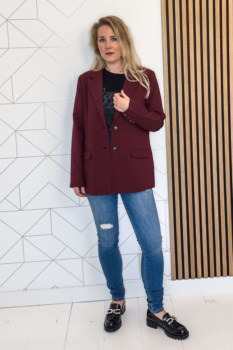 Saint Tropez Blazer Anzu Bordeaux