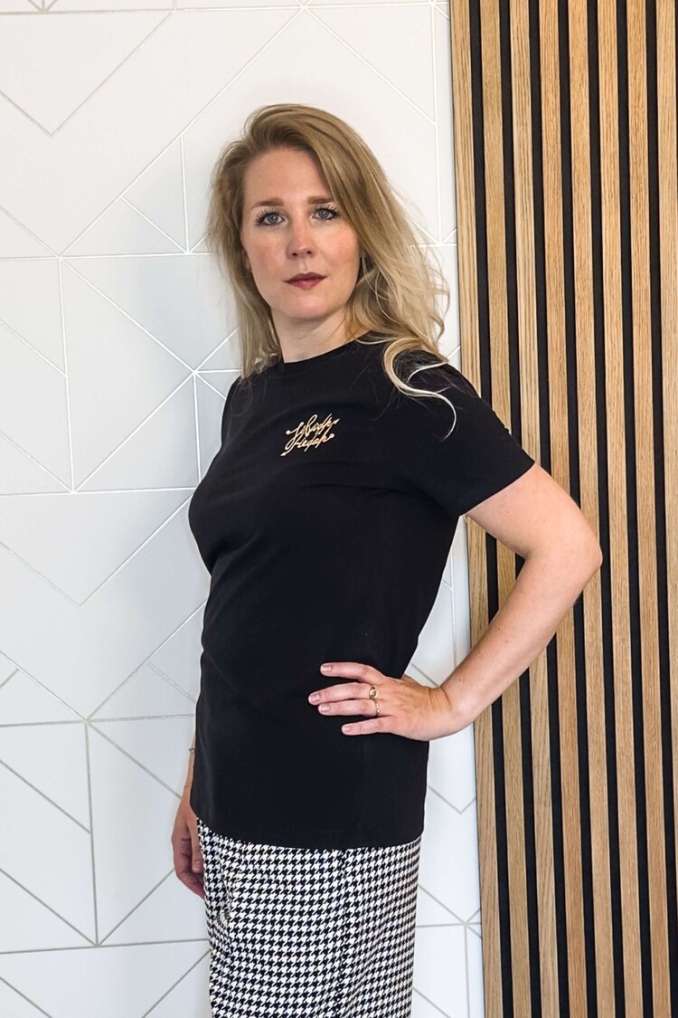 Silvian Heach T-shirt Corta Zwart