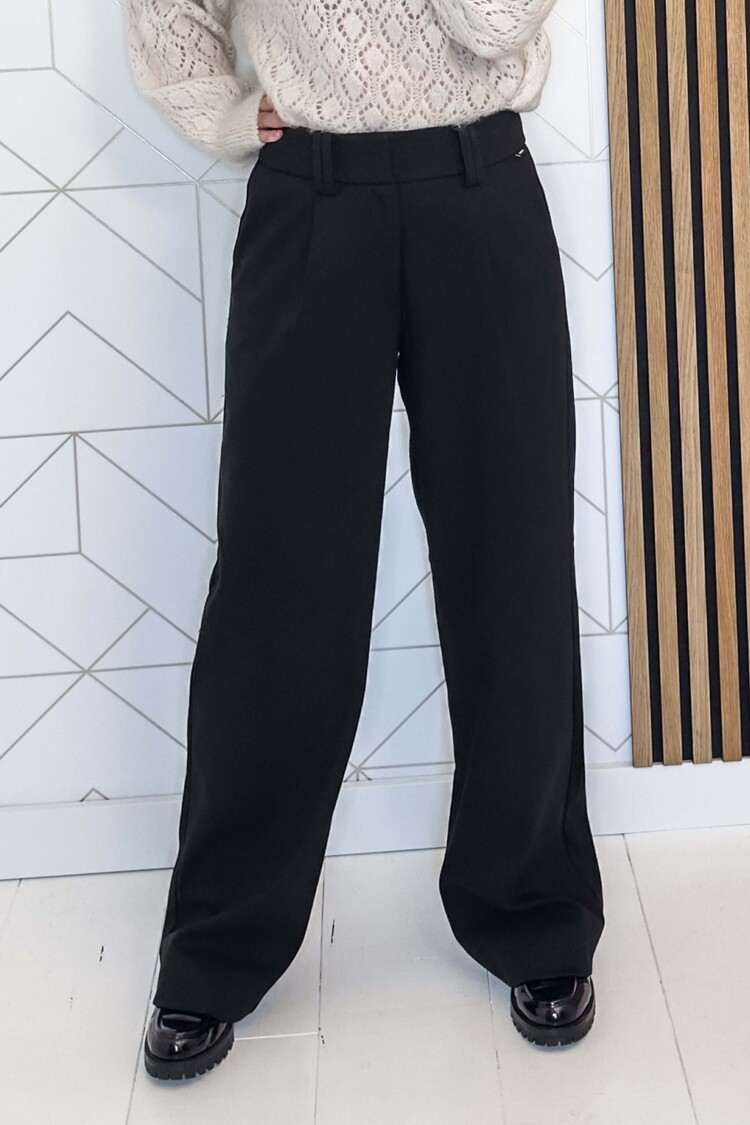 Simple Pantalon Farah Zwart