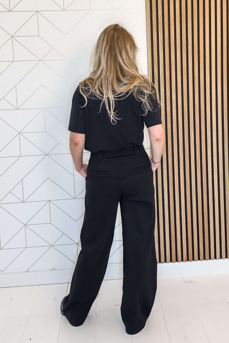 Simple Pantalon Farah Zwart