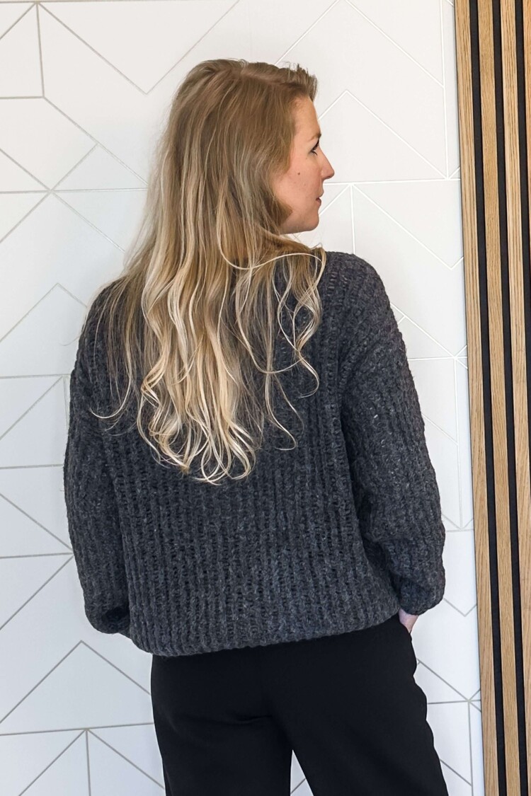 Simple Sweater Serena Grijs