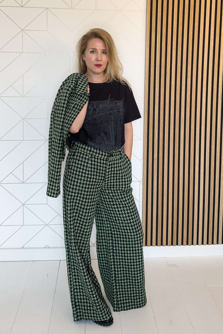 My Essential Wardrobe T-Shirt Dicte Print Zwart