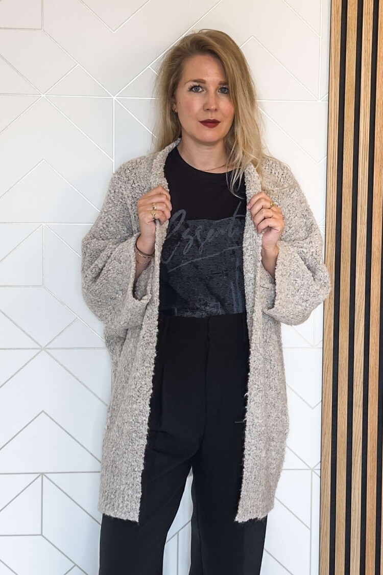 Simple Vest Perry Grijs