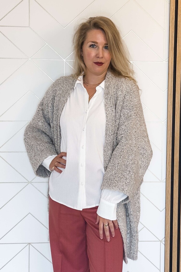 Simple Vest Perry Grijs